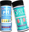 Ensemble de bandes d'essai du pH et de l'infection urinaire UTI. Des résultats simples, rapides et précis. Kit de test à domicile.