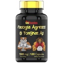 Fadogia Agrestis & Tongkat Ali Supplement: 1500mg - 120 Capsules 750mg Chacun de Tongkat Ali (Longjack) & Fadogia: Formule ultra-potente pour les hommes pour la nutrition sportive, la performance sportive, et les muscles*