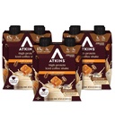 Atkins Café Caramel Iced Coffee Arvored Protein Shake, High Protein Shake, Faible Glycémique, Faible Carb et Faible Sucre, Céto Friendly, Sans gluten, 12 Compte