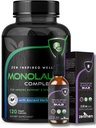 Zenmen Immune Support Bundle: Teinture d'ail et Capsules Monolaurin