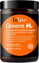 Inviter Santé Verts Hx® - Soutienne l'énergie, la désintoxication, l'immunité et la santé du foie - Contient des extraits de fruits et de légumes, des enzymes végétales, un mélange probiotique non laitiers - 30 portions (2-pack)