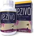 Reziva Resveratrol Supplement - Ultra High Potency & Doctor Formulé - Transresveratrol Supplements - Graines avec resveratrol - Pour la longévité, la santé des yeux et, dans l'ensemble bien-être - 30 capsules de veg