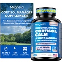 Cortisol Balance & Sleep Support pour les femmes et les hommes – Formule Calme Naturelle avec Magnésium, Ashwagandha & L-Theanine – Soutient le repos, la relaxation, la concentration et la santé des niveaux de cortisol – 120 capsules