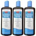 3 Packs Thérapeutique Gel de goudron Shampooing Anti Dandruff - Psoriasis, Dermatite séborrhéique, 16 oz chaque bouteille - Grand Taille - Gel T