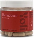 Yoli® Thermoburn supplément d'énergie avec feuille de thé vert, Guarana, Choline, Cétones de framboise et mélange propriétaire thermo-G - Vitamine énergétique, 60 capsules