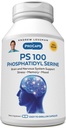 ANDREW LESSMAN PS 100 Phosphatidyl Serine - 60 Capsules - Supporte le cerveau et le système nerveux, la mémoire, la fonction cognitive. Essentiel pour la production et la libération de neurotransmetteurs. Aucun additif