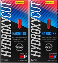 Pills de perte de poids Hydroxycut pour les femmes et les hommes Hardcore.