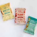 Happy Hormone Bars l Protein Cycle Syncing Bars with Organic Ginger l Promotes Hormone Balance l Supports Fertilité, Qualité des oeufs, PMS & Sperm Health (28 pack, Cycle Sync Stack (5 épices de chai, 9 baies de cerise, 14 noix de cacao))