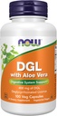 MAINTENANT Compléments alimentaires, DGL avec Aloe Vera (Licorisse Déglycyrrhizée) Complément alimentaire, 100 gélules