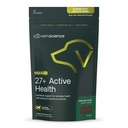VetriScience 27+ Santé active Chews, Canine Plus Multivitamine quotidienne pour les chiots et les chiens adultes, Vitamines équilibrées, Minéraux et Antioxydants, Soutien à la santé et au mieux-être, Veggie, 30 Compte