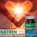 Biothérapie Natren Trenev Trio Probiotic Capsule - Supplément alimentaire sans lait trois en un - pour Flore intestinale saine, Digestion de l'aide et absorption - 30 Capsules chacune avec 30 Million CFU