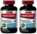 Digestion saine - PROBIOTIC Complexe mixte avancé pour le système digestif - Bacillus probiotique, suppléments digestifs, bifidobacterium lactis, formule digestive multienzyme probiotique, 2B 120 Caps