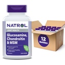 Natrol Glucosamine Chondritine et comprimés MSM, 150-Count (paquet de 12