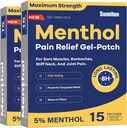 Sumifun Patches chaudes à froid médicamentées - 30 Compte 5% Menthol extra-forte Pattes de soulagement de la douleur Un puissant soulagement ciblé pour les maux de dos simples, douleur articulaire, col raide, plaie musculaire