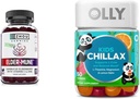 Zhou Nutrition Gummées de mûrier 60 Count & OLLY Enfants Gummées de magnésium 50 Count Immune & Calm Support