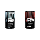 Oméga animal Omega 3 et 6 Supplément de 30 jours Pack M-Stak Non-Hormonal Hard Gainers Muscle Building Stack 21 Compte