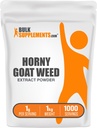 BulkSupplements.com Poudre d'extrait de chèvre en chaleur - Suppléments à base de plantes, poudre de chèvre en chaleur - Vegan & sans gluten, 1g par portion, 1kg (2,2 lbs) (paquet de 1)