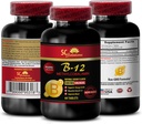 Acide folique méthylcobalamine - MÉTHYLCOBALAMIN VITAMIN B-12 5000 - suppléments énergétiques pour les hommes de plus de 50 ans, suppléments énergétiques pour les adolescents, endurance et endurance, rappel immunitaire, vitamine b 12 - 1 bouteille 60 Tab