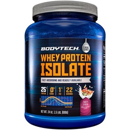 BODYTECH Whey Protéine Isolate Poudre - Céréales fruitées (1,5 lbs./23 portions)