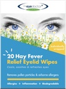 L'œil Docteur Hay Fever Relief Eyelid Wipes - 20x Single Use Eyel Wipes for Allergy & Hayfever - Inflammation, yeux démangeaisons aqueuses, maux de tête et migraines - Refroidissement Soin