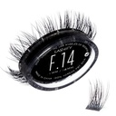 Lashify Fluffy 14mm Gossamer Extensions de cils Recharge, noir, facile bricolage faux cils pour ajouter plénitude et dimension