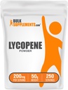BulkSupplements.com Poudre de lycopène - Supplément de lycopène, Lycopène 10mg - Supplément antioxydants, sans gluten, 200mg par portion, 50g (1,8 oz) (paquet de 1)