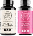 Happy Healthy Hippie Vaginal Probiotiques pour les femmes & Joy-Filled Mood Support