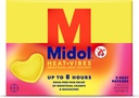 Midol Heat Vibes Menstrual Pain Relief Patches, pour la période Crampe et Backache Relief, Pack de 3