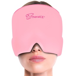 Casquette de soulagement des maux de tête TheraICE, produits migraine Ice Pack, chapeau de gel de refroidissement pour femmes, tête de compression visage froid pour son stress. Grand cadeau d'anniversaire pour maman, sœur, grand-mère, petite amie, et professeur