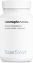Supersmart - Centrophénoxine 500mg par jour (DMAE et pCPA) - Supplément Nootropique - Sans OGM et sans gluten - 60 Capsules végétariennes