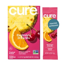 Hydratation Cure (à base de plantes) Mélange de boissons électrolytiques (à base de plantes) Pas de sucre ajouté Poudre de soulagement de la déshydratation faite avec de l'eau de coco (à base de noix de coco) Non-OGM