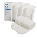 Rinceau de bandage Vakly Sterile Krinkle Kerlix Type Gauze [5 Pack] Flûte très absorbante 100% Coton Rouleau de bandages 4,5"x4.1yds 6-Ply - Mesh Gauzes enroulées individuellement + ruban médical - Emballage May Vary