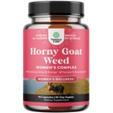 Horny Goat Weed for Women - Herbal Supplements Hornygoatweed Women Complex for Hormone Balance Mood Support & Global Female Wellness - Maca Root & Tribulus Terrestris Supplément Female - 90 Comte