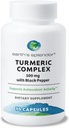 Splendeur de la Terre Complexe Turcuma 500mg avec poivre noir, 90 Capsules - soutient l'activité antioxydante et la santé articulaire* - 1,5 mois d'approvisionnement