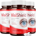 (3 Pack) Visibield Formule de vision avancée pour les pilules de supplément aux yeux Vitamines (180 Capsules)
