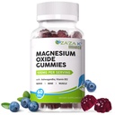 ZA'ZA K ORGANES Gommies d'oxyde de magnésium, oxyde de magnésium 500mg avec Ashwagandha et vitamine B12 pour le sommeil, la nervosité, le muscle, la santé des os et du coeur, supplément à croquer Magnésium pour adultes enfants, végétalien, 60
