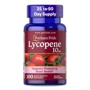 Puritan's Pride Premium Lycopene 10mg, complément alimentaire pour la prostate, l'antioxydant, la santé cardiaque et le soutien général de la santé, 100 softgels à libération rapide