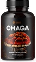 SIRUNES Supplément de Champignons Chaga Capsules de Champignons 100 Comte – 1000mg Champignons biologiques naturels avec Poudre de Champignon Chaga – Supplément antioxydant pour le soutien immunitaire, Boos énergétiques