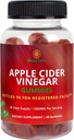 Gommies de vinaigre de cidre de pomme avec vitamine B12 – Végétaux, sans gluten, sans OGM – Aromatisés aux pommes et aux carottes violettes – 1000mg de vinaigre de cidre de pomme – 60 Gommies, 30 jours d'approvisionnement
