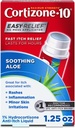 Cortizone-10 Résistance maximale Alcool apaisant Démangeaison Relief Non Mess Applicateur, 1 % Hydrocortisone, A action rapide, Liquide anti-démangeaison pour les piqûres de Bug, Rash, Eczema, Psoriasis, Poison Ivy, Chêne et Sumac, 1,25 fl oz