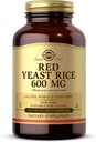 Solgar Red Yeast Rice 600 mg - 120 Capsules de légumes - Non-OGM, Vegan, Gluten et Sans Produits laitiers, Casher - 60 portions