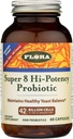 Flora - Super 8 Hi Potency Probiotics Compte 60 - Hygiène de l'équilibre des levures et de la santé digestive - pour les hommes et les femmes - 42 milliards UFC, cru, sans gluten - jusqu'à 2 mois d'approvisionnement