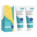 Dimora 2 Packs 6oz Hydrogel Onguent de premiers soins, gel apaisant Burn Injory, crème de réparation de la peau pour brûlure d'urgence, incisions postopératoires, ecchymoses, soins des plaies