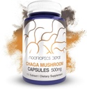 Nootropics Depot Chaga Mushroom Capsules: 500mg: 60 Nombre: Inonotus obliquus