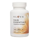 Alaya Hair Essentials - Supplément capillaire avec biotine, kératine, acide folique, vitamine B12, B6 - laboratoire testé - sans gluten - 30 jours d'approvisionnement