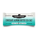 Thunderbird Bars Energy Snack, sans gluten avec des protéines, aliments sains et réels, Paléo végétalien non-OGM, Pas de sucre ajouté, beurre d'amande chocolatée Saveur de sel de mer (6 comte, 1,7 oz. Bars)