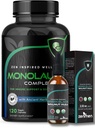 Zenmen Immune Support Bundle: Capsules de noyer noir vert et monolaurin