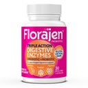 Florajen Enzymes digestifs avec probiotiques et prébiotiques - Formule triple-action pour la santé des Guts, Bloating, & Gas Relief - Supporte la digestion du gluten et des produits laitiers - Propre - Non-OGM - 30-Conte