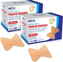 Bandes adhésives Flex Fabric - Bandes pour soins du doigt et pour protéger les blessures contre l'infection - (200 Nombre)