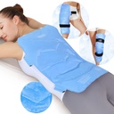 REFIX XXL Pack Ice Pack, Compresseur à froid en gel réutilisable pour le haut et le bas du dos, Pack Ice flexible longue durée pour la fatigue musculaire, la douleur et la récupération post-entraînement